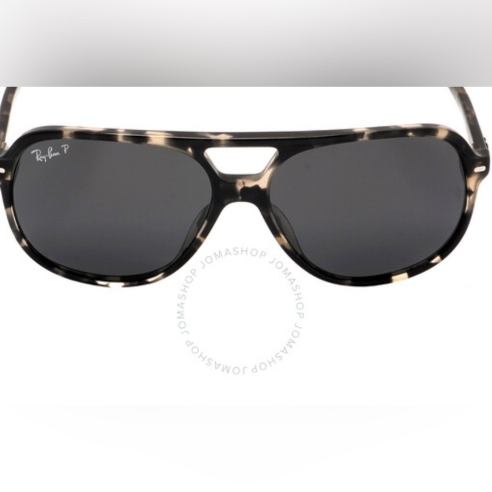 Ray-Ban Tortoise Shell Frame Polarized Black Lens Sunglasses